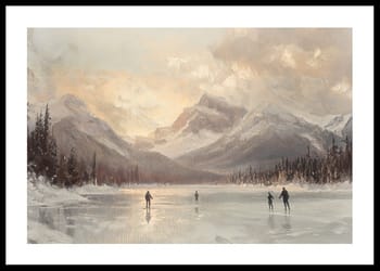 Poster Alpine Skating Paradise