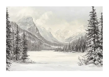 Poster Frozen Mountain Haven