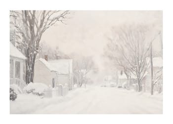 Poster Silent Streets Of Snow