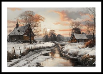 Poster Winters Golden Hour