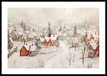 Affiche Frosted Village Charm