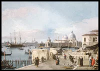 Entrance To The Grand Canal From The Molo, Venice By Canaletto-8
