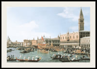 Návrat 'Il Bucintoro' na Deň Nanebovstúpenia od Canaletto-2