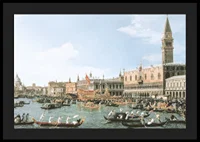 Return Of 'Il Bucintoro' On Ascension Day By Canaletto-4