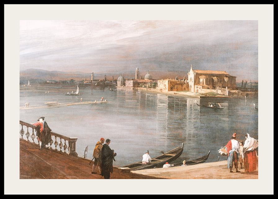 San Cristoforo, San Michele, And Murano From The Fondamenta Nuove, Venice By Canaletto-12