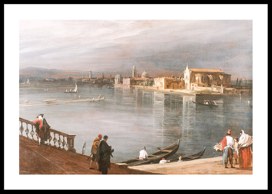 San Cristoforo, San Michele, And Murano From The Fondamenta Nuove, Venice By Canaletto-12