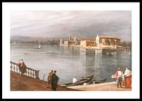 San Cristoforo, San Michele und Murano aus der Fondamenta Nuove, Venedig von Canaletto-0