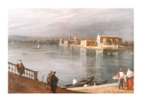 San Cristoforo, San Michele, And Murano From The Fondamenta Nuove, Venice By Canaletto-3