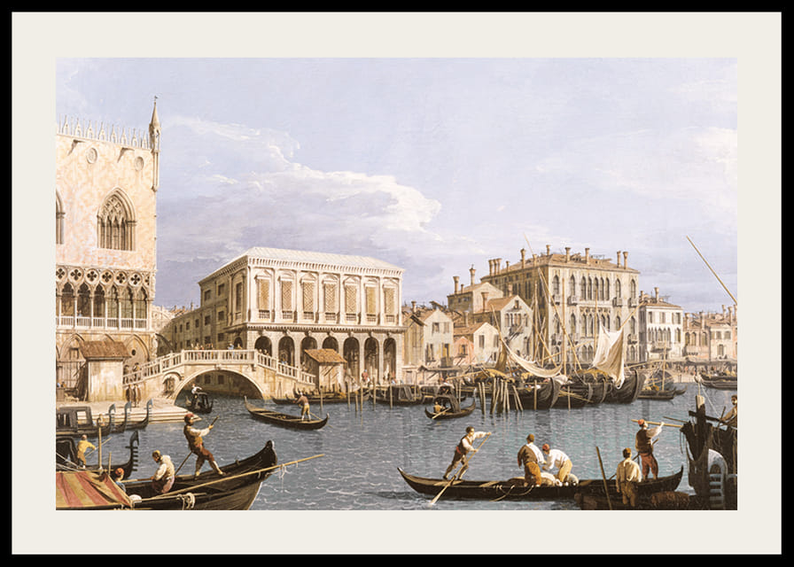 View Of The Riva Degli Schiavoni, Venice By Canaletto-12