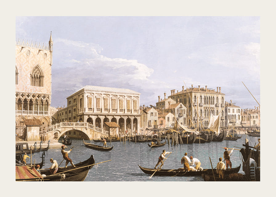 View Of The Riva Degli Schiavoni, Venice By Canaletto-12