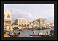 Näkymä Riva Degli Schiavoni, Venetsia Canalettolla-6