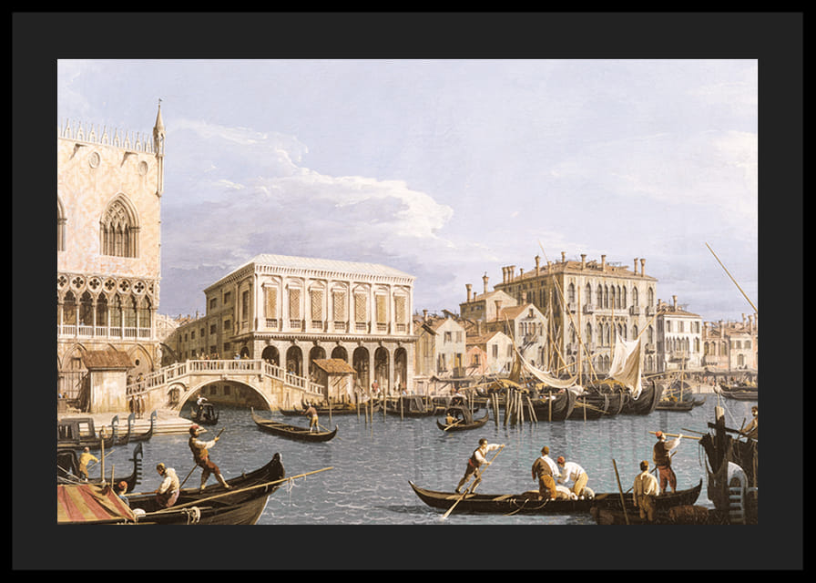 View Of The Riva Degli Schiavoni, Venice By Canaletto-12