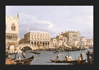 Näkymä Riva Degli Schiavoni, Venetsia Canalettolla-7