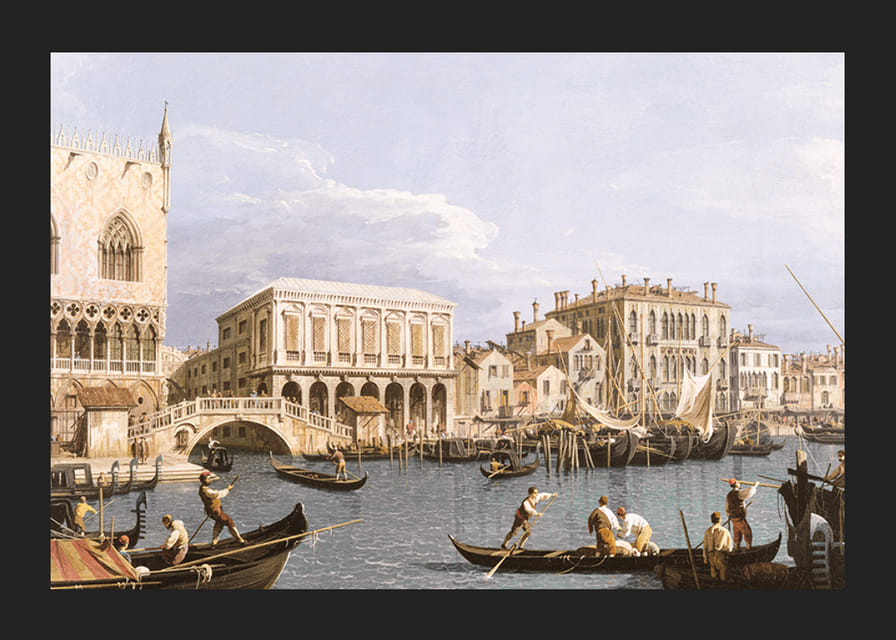 View Of The Riva Degli Schiavoni, Venice By Canaletto-12