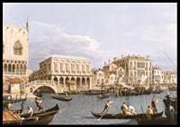 Näkymä Riva Degli Schiavoni, Venetsia Canalettolla-8
