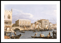 Näkymä Riva Degli Schiavoni, Venetsia Canalettolla-2