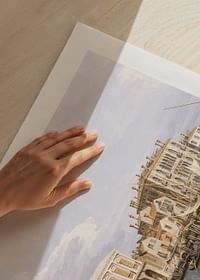 Vedere la Riva Degli Schiavoni, Veneția de Canaletto-5