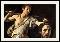 Davide con la testa di Golia di Caravaggio-4