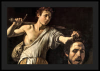 David med hodet til Goliat av Caravaggio-6