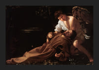 Šventasis Pranciškus Asyžietis ekstazėje, Caravaggio-7