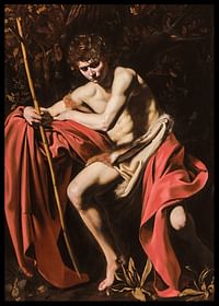 Svätý Ján Krstiteľ v divočine od Caravaggia-2