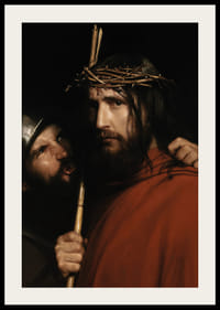 Kristus med hånende soldat af Carl Bloch-4