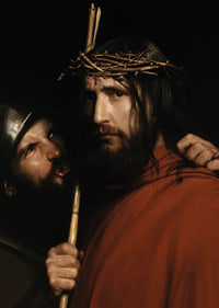 Christ With Mocking Soldier By Carl Bloch-9