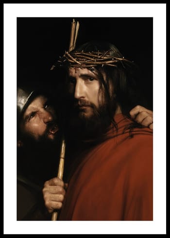 Poster Christ With Mocking Soldier By Carl Bloch