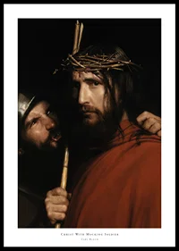 Christ With Mocking Soldier By Carl Bloch-0
