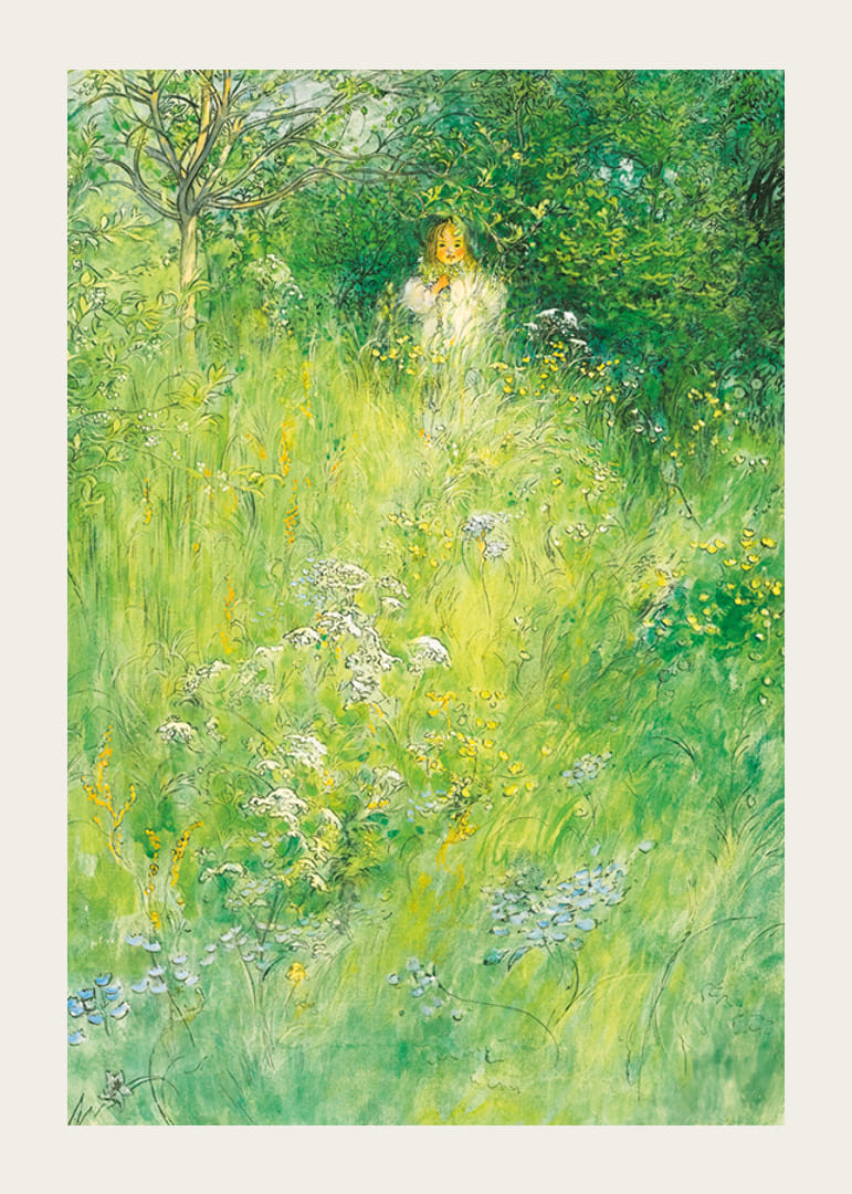 A Fairy (Kersti In The Meadow) By Carl Larsson-12