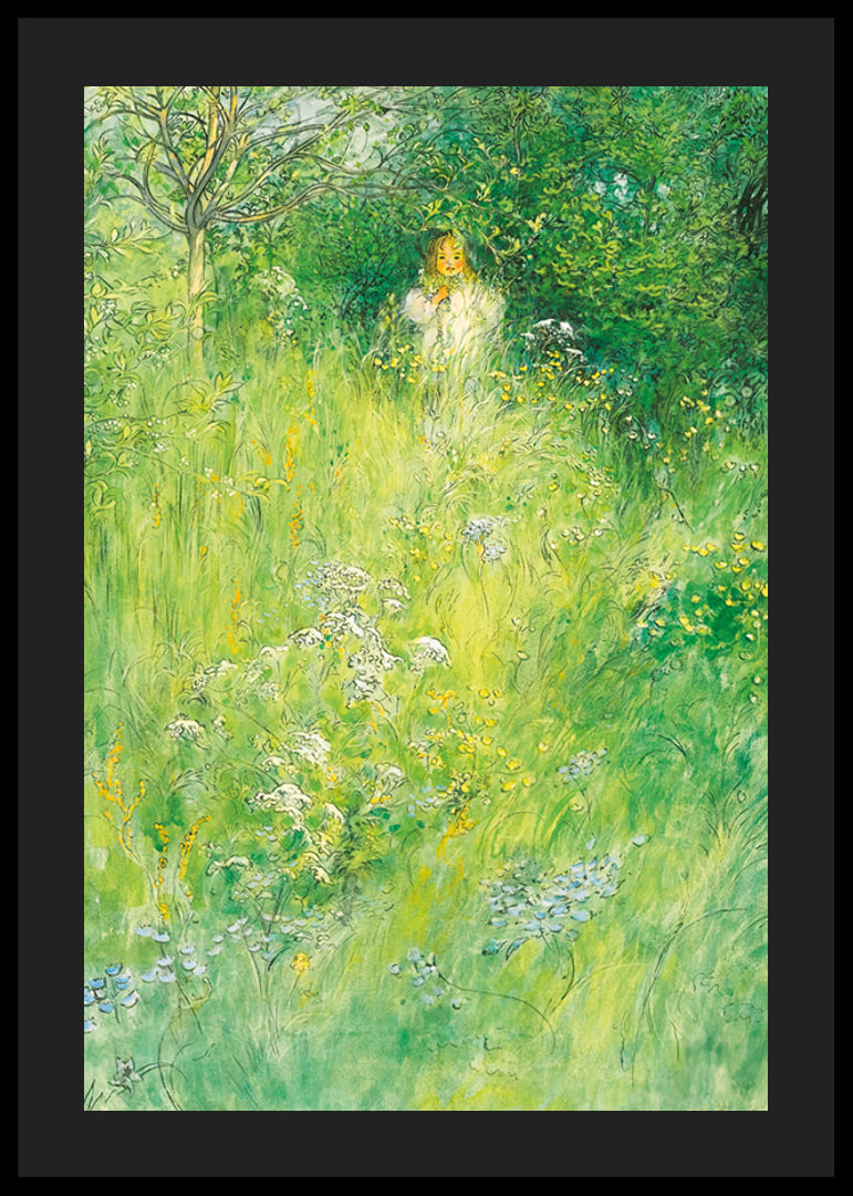 A Fairy (Kersti In The Meadow) By Carl Larsson-12