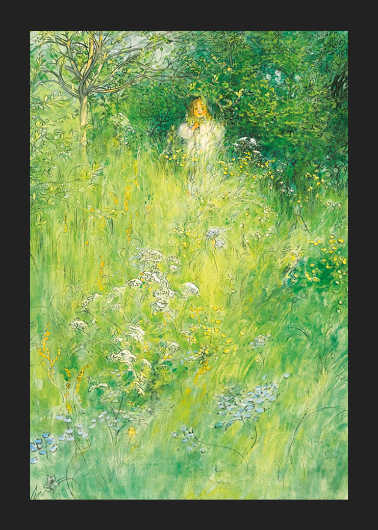 A Fairy (Kersti In The Meadow) By Carl Larsson-12