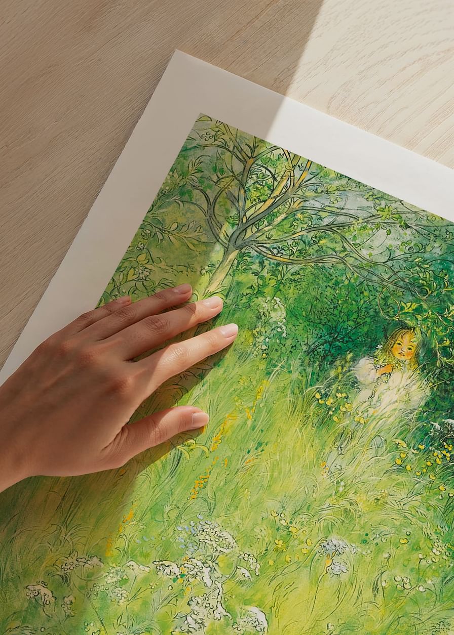Uma fada (Kersti no prado), de Carl Larsson-12