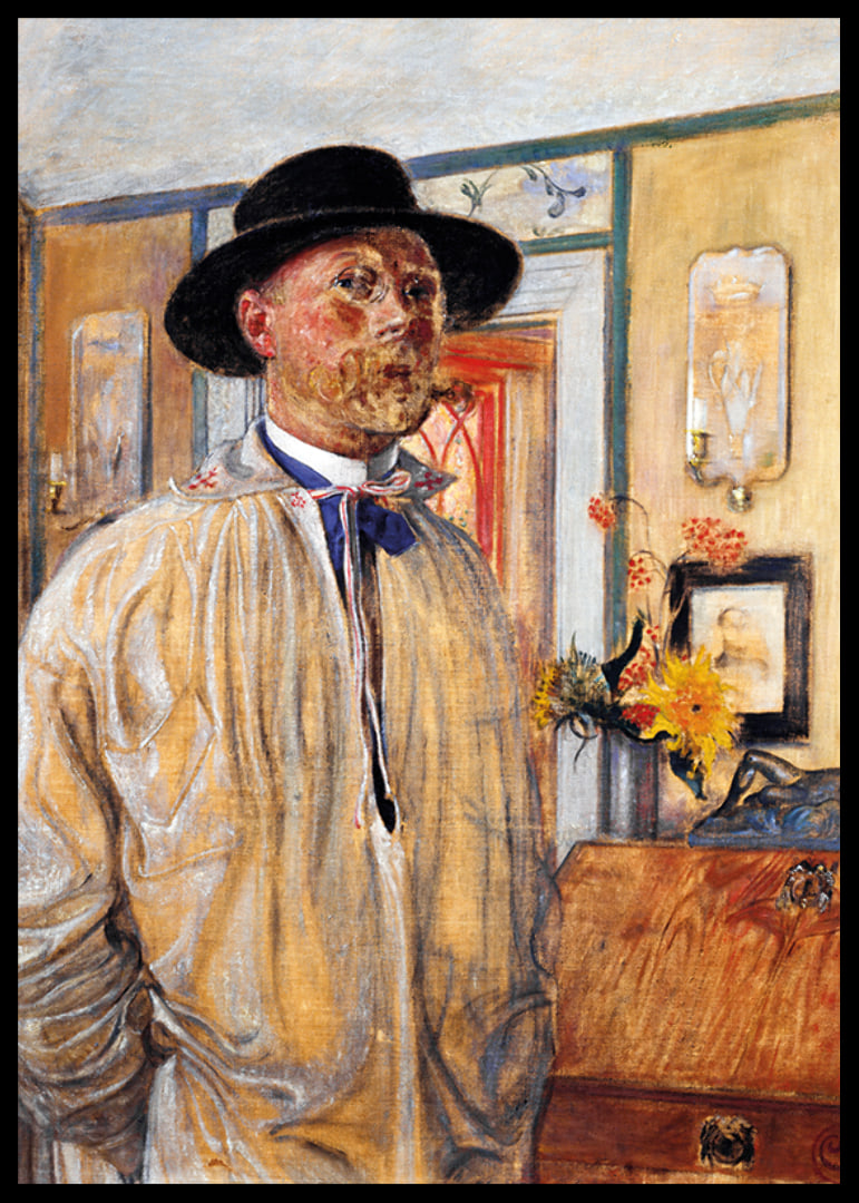 Self-Portrait By Carl Larsson-12