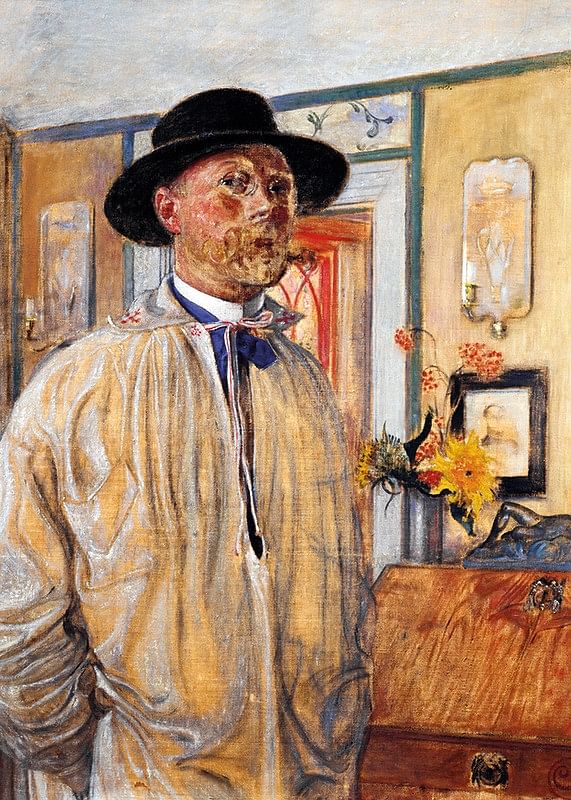 Self-Portrait By Carl Larsson-12