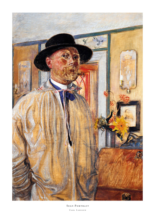Plakatas Self-Portrait By Carl Larsson