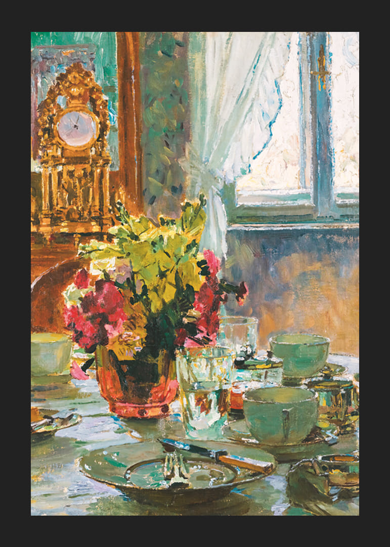 Il tavolo della colazione di Carl Moll-12