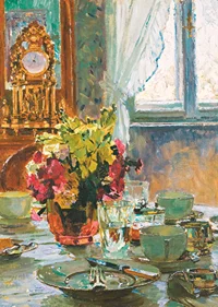 The Breakfast Table By Carl Moll-9
