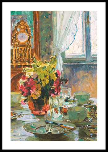 Juliste The Breakfast Table By Carl Moll