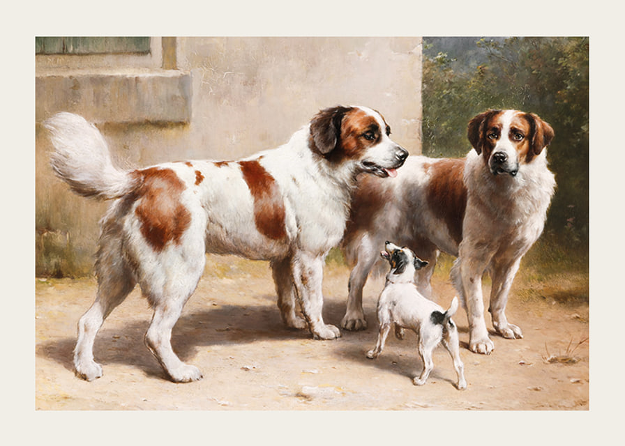 Drei Hunde By Carl Reichert-12