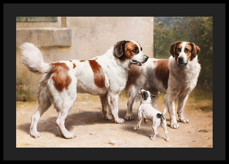 Drei Hunde By Carl Reichert-12