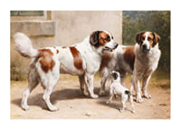 Drei Hunde By Carl Reichert-3