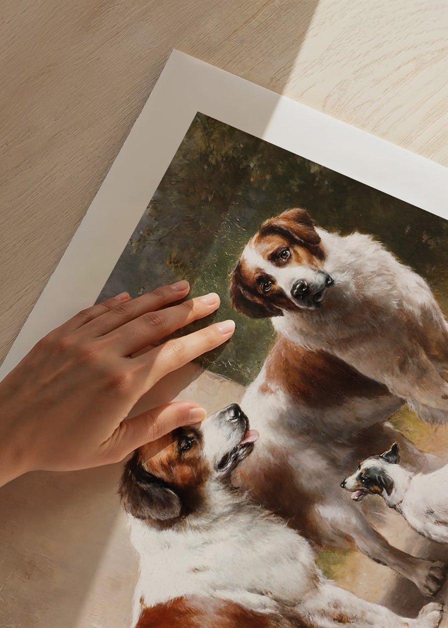 Drei Hunde By Carl Reichert-12