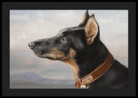 Portrait of a Doberman by Carl Reichert-6