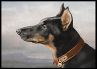 Portrait of a Doberman by Carl Reichert-8