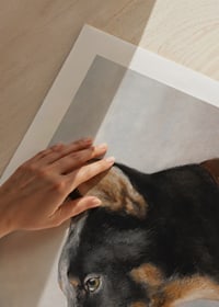 Portrait of a Doberman by Carl Reichert-11