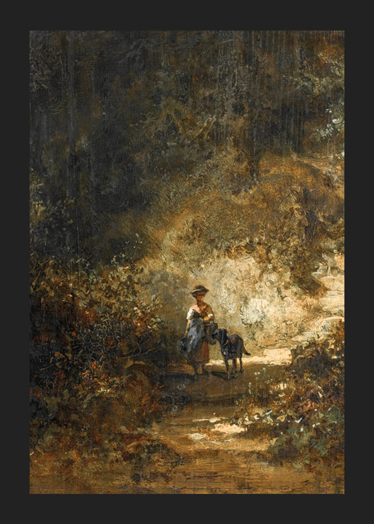 Az erdőben – Carl Spitzweg-12