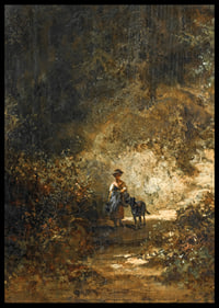 In the Forest By Carl Spitzweg-8