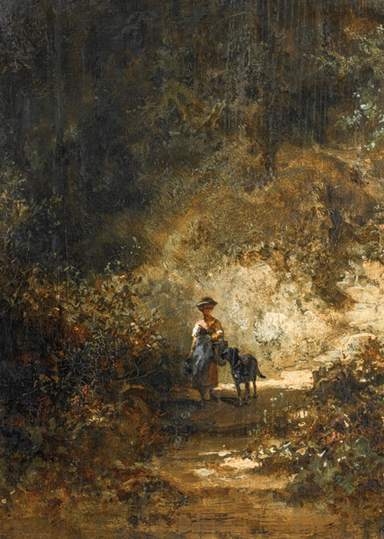 In the Forest By Carl Spitzweg-12