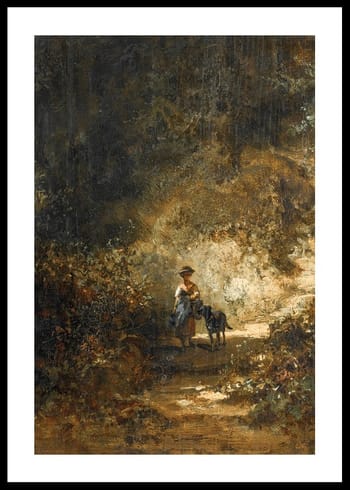 Poster Im Walde By Carl Spitzweg